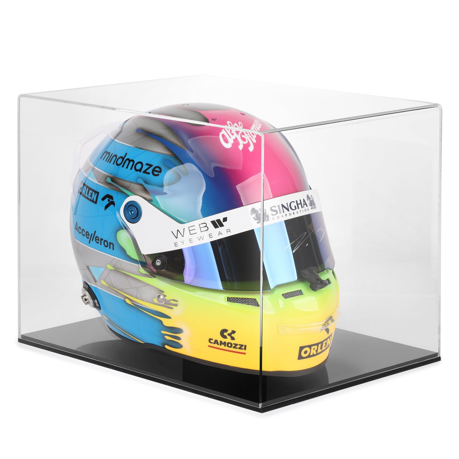 Valtteri Bottas 2022 Signed Official Replica Helmet – Miami Edition