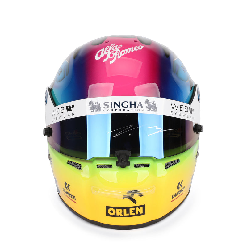Valtteri Bottas 2022 Signed Official Replica Helmet – Miami Edition