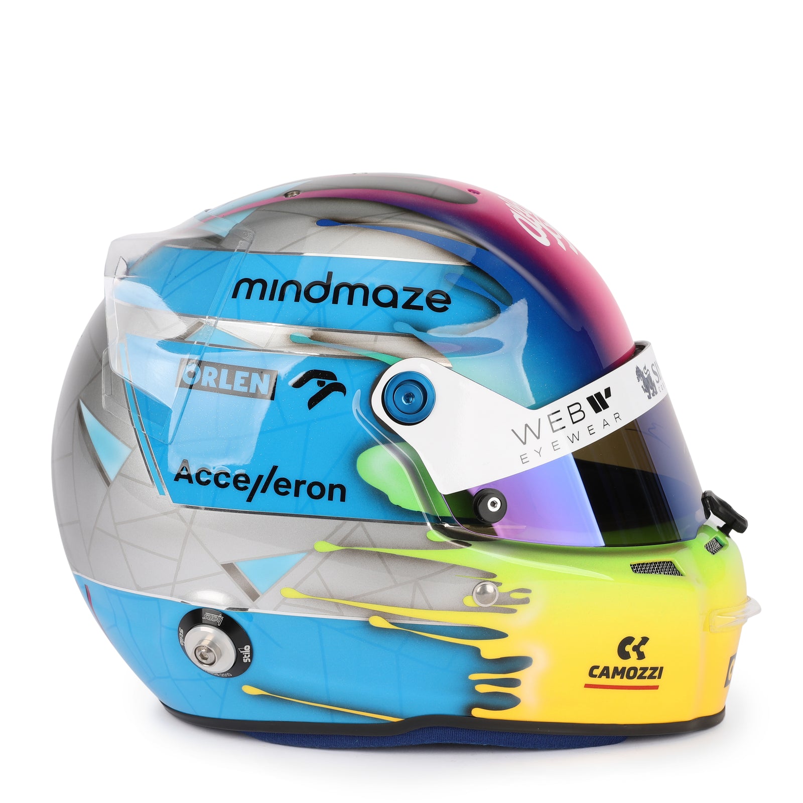 Valtteri Bottas 2022 Signed Official Replica Helmet – Miami Edition