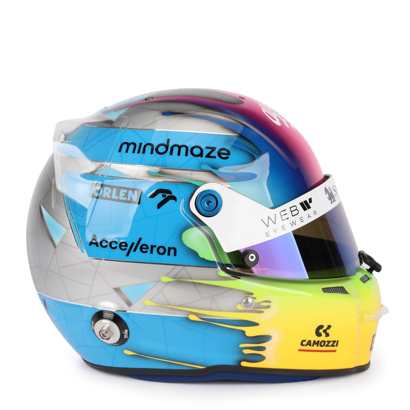 Valtteri Bottas 2022 Signed Official Replica Helmet – Miami Edition
