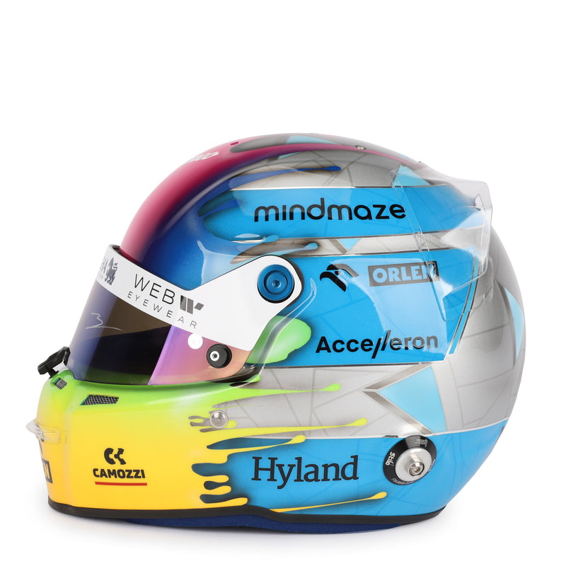 Valtteri Bottas 2022 Signed Official Replica Helmet – Miami Edition