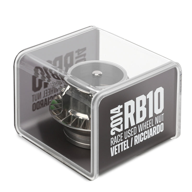 Red Bull Racing 2014 RB10 Grand Prix Used Wheel Nut in Display Case