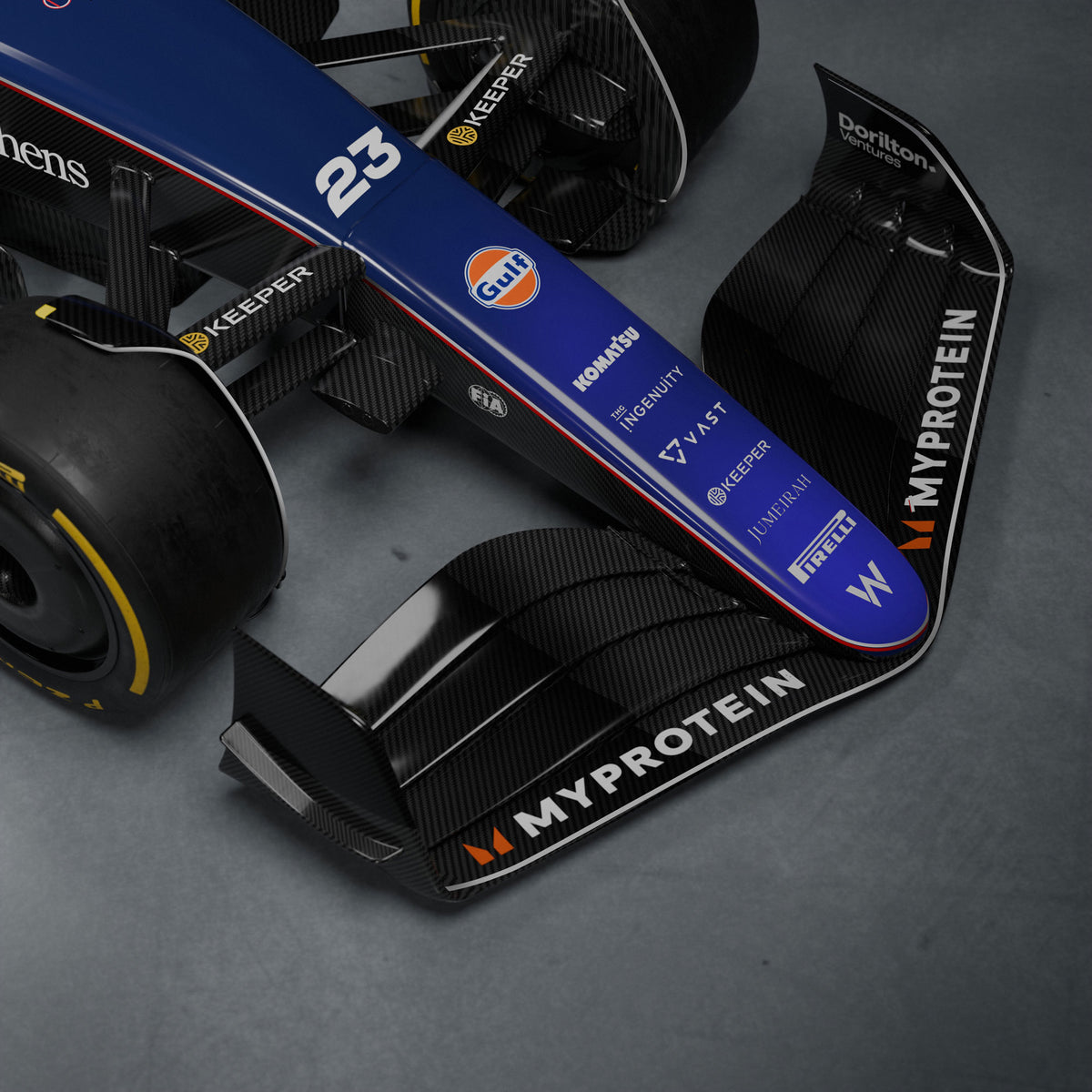 Williams Racing Numbers Official Williams Racing 2024 FW46 Show Car