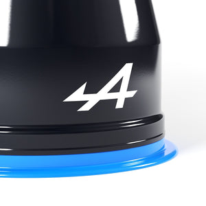 BWT Alpine F1 Team 2026 rear wheel rim table premium Formula 1 display furniture