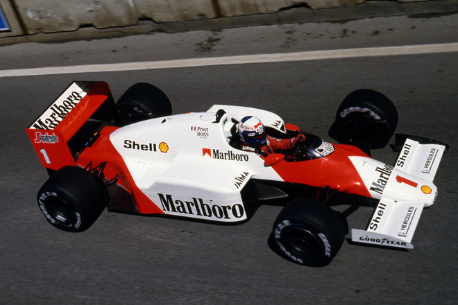 LOT 542 - Alain Prost 1986 McLaren MP4/2C Race Used Front Wing Right Endplate