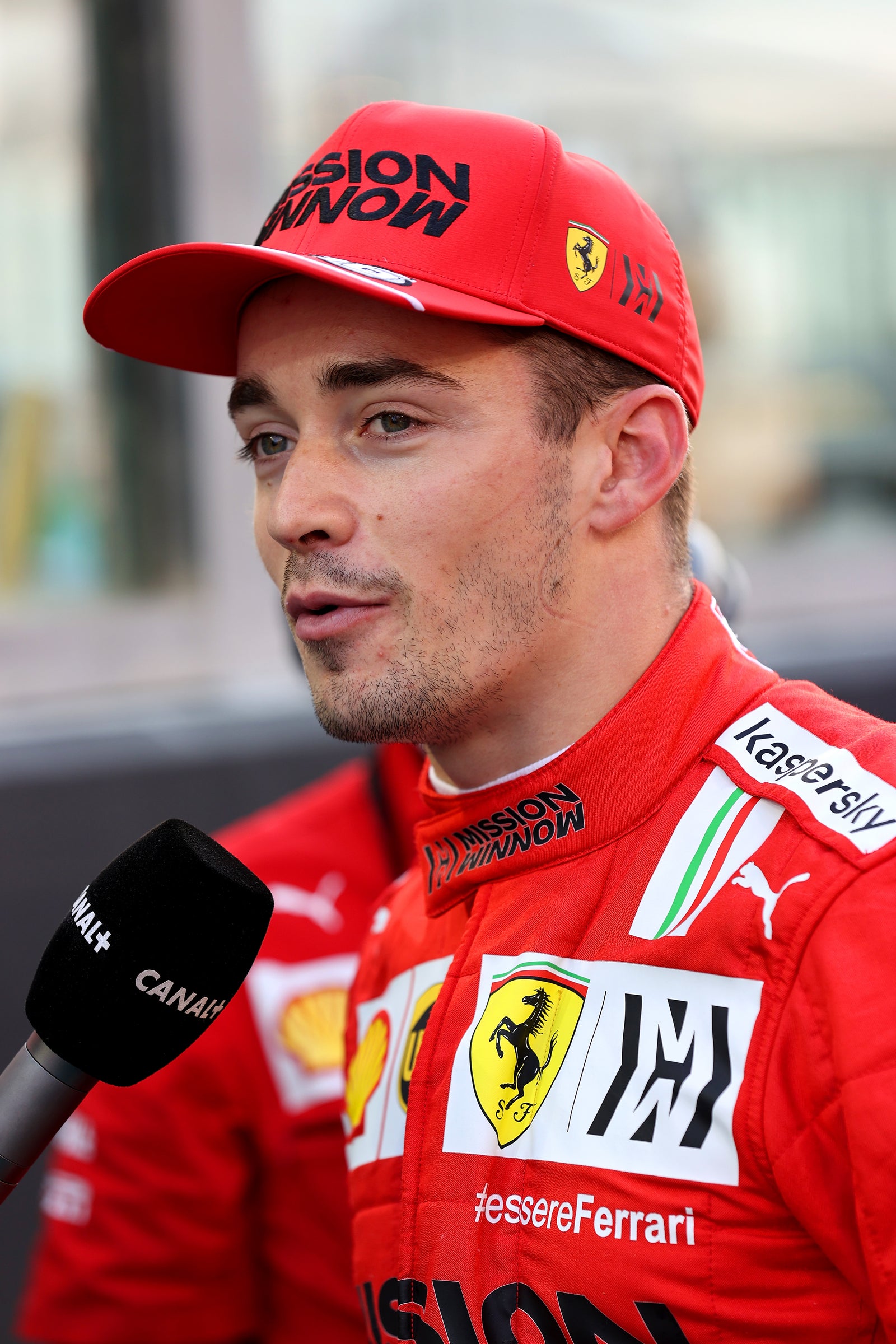 LOT 027 - Charles Leclerc 2021 Scuderia Ferrari Race Used Race Suit