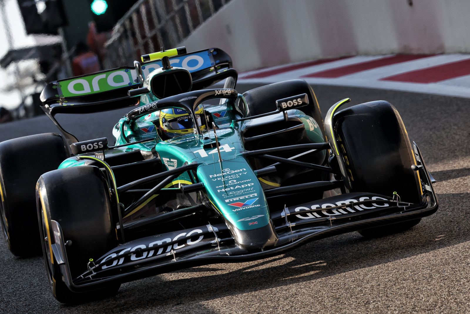 LOT 029 - Fernando Alonso 2024 Aston Martin Aramco F1® Team GP Grand Prix Used Bundle