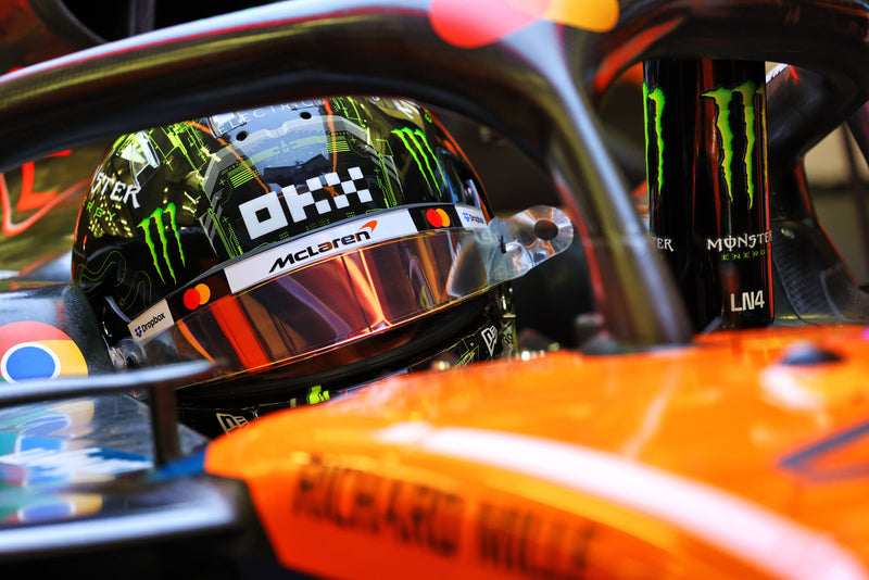 Lando Norris 2025 Pre-Season Testing 1:2 Scale Helmet