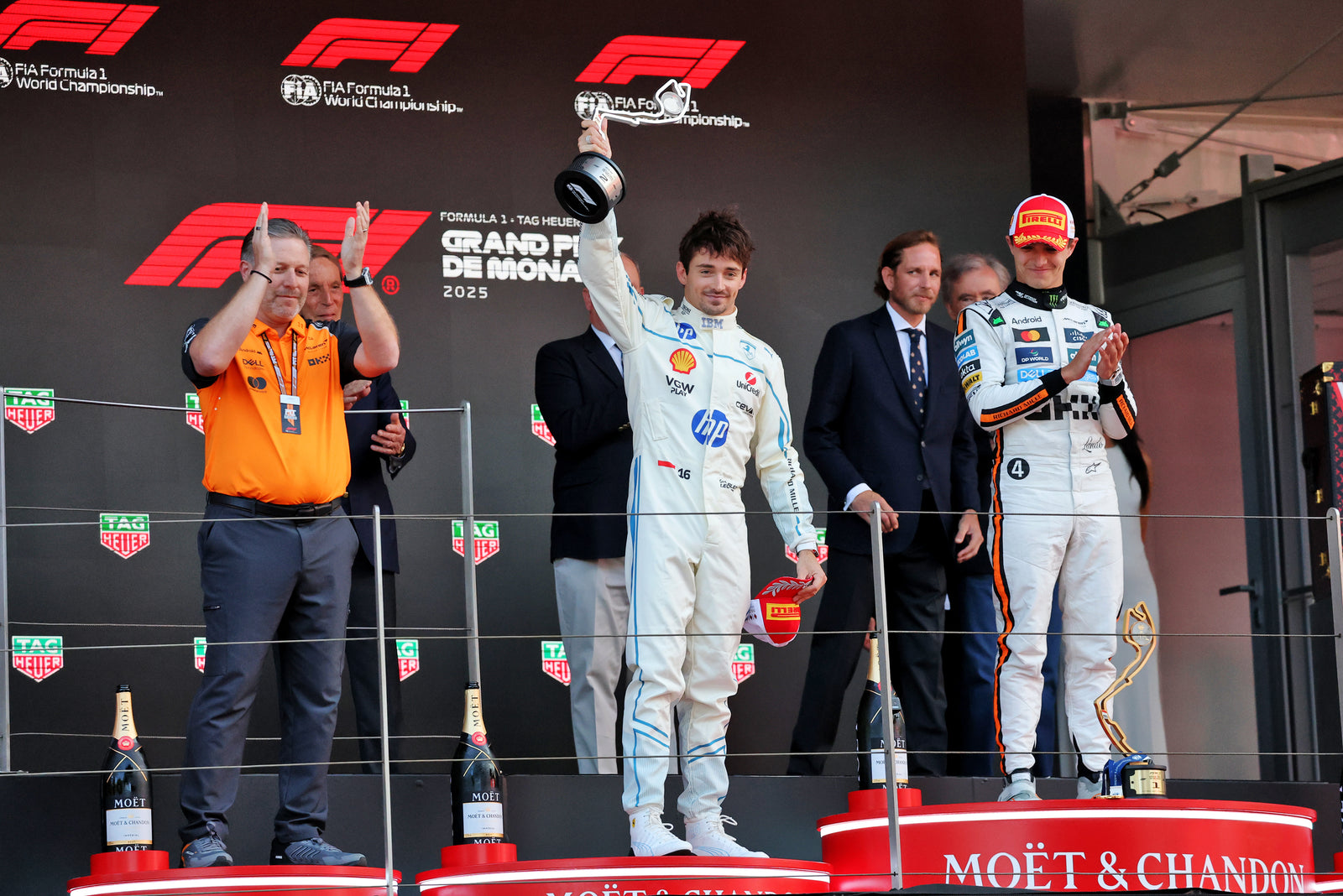 LOT 043 - Charles Leclerc Race-Used 2025 Suit - Monaco GP
