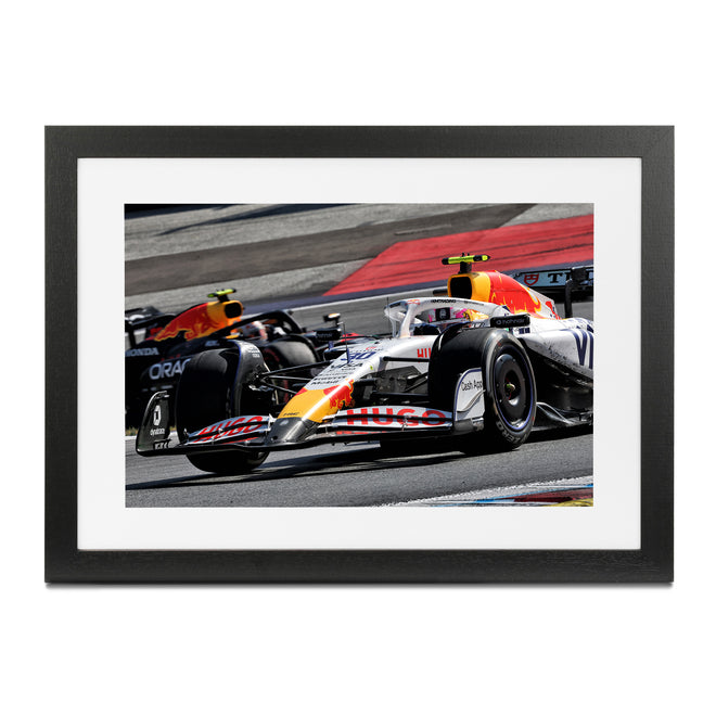 Liam Lawson 2025 VCARB Framed Print - Austrian GP