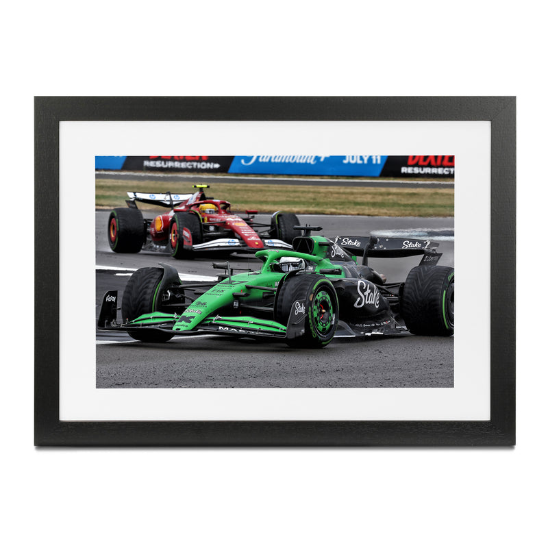 Nico Hülkenberg 2025 Stake Sauber Framed Print - British GP