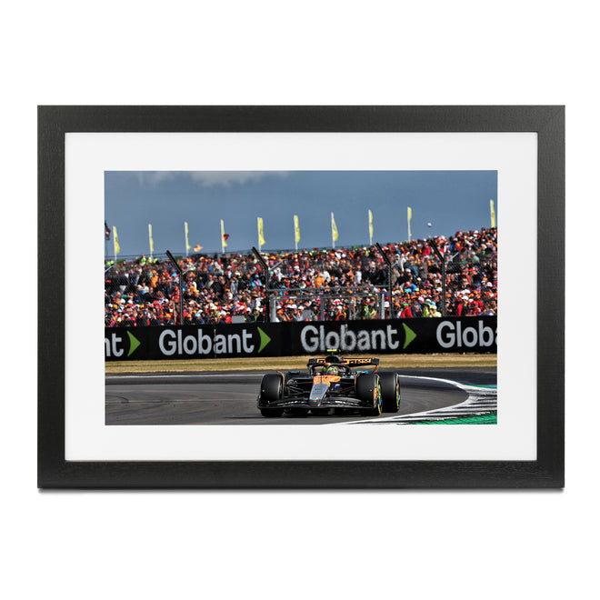 Lando Norris 2025 McLaren F1 Team Framed Print- British GP