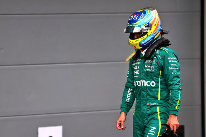 LOT 533 - Fernando Alonso 2025 Aston Martin F1® Team Suit, Nomex, Boots & Balaclava