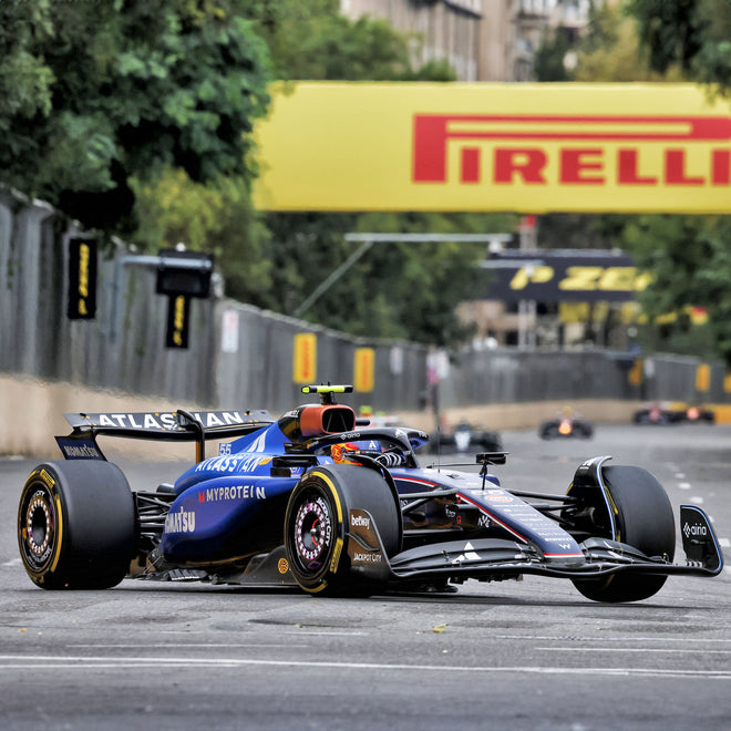Season Launch LOT 010 - Carlos Sainz 2025 Williams FW47 Show Car - Azerbaijan GP