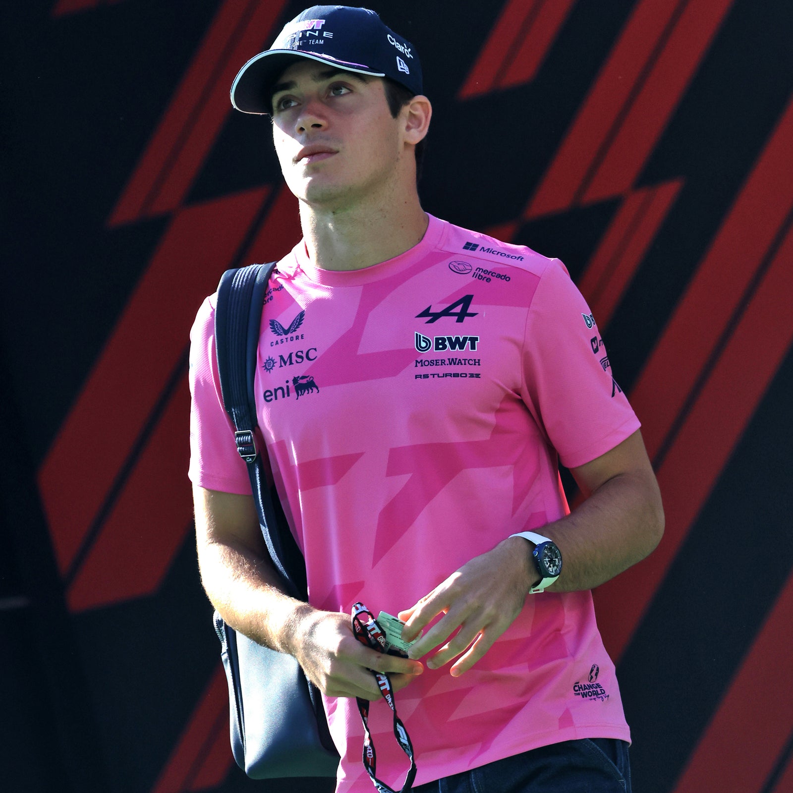 Franco Colapinto Signed 2025 BWT Alpine Formula One Team Official Driver T-Shirt