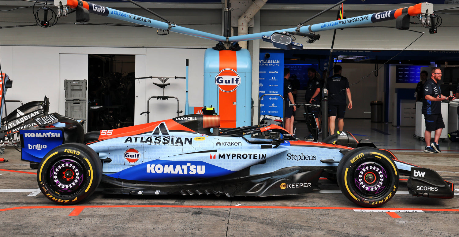 LOT 504 - 2025 Williams FW47 ‘Driven By Words’ Show Car – Special São Paulo GP Livery