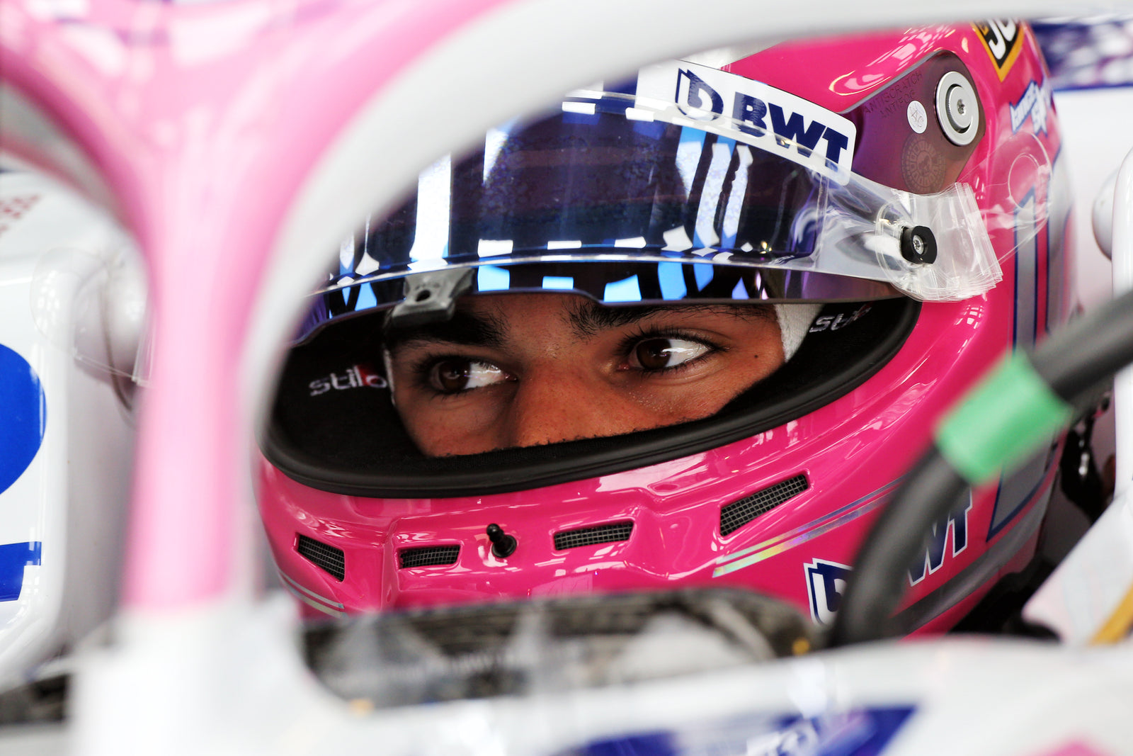 LOT 010 - Lance Stroll 2019 Racing Point Helmet