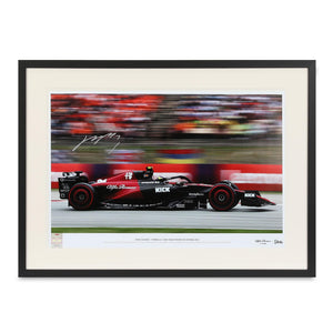 LOT 450 - Zhou Guanyu 2023 Signed Photo - Spanish GP