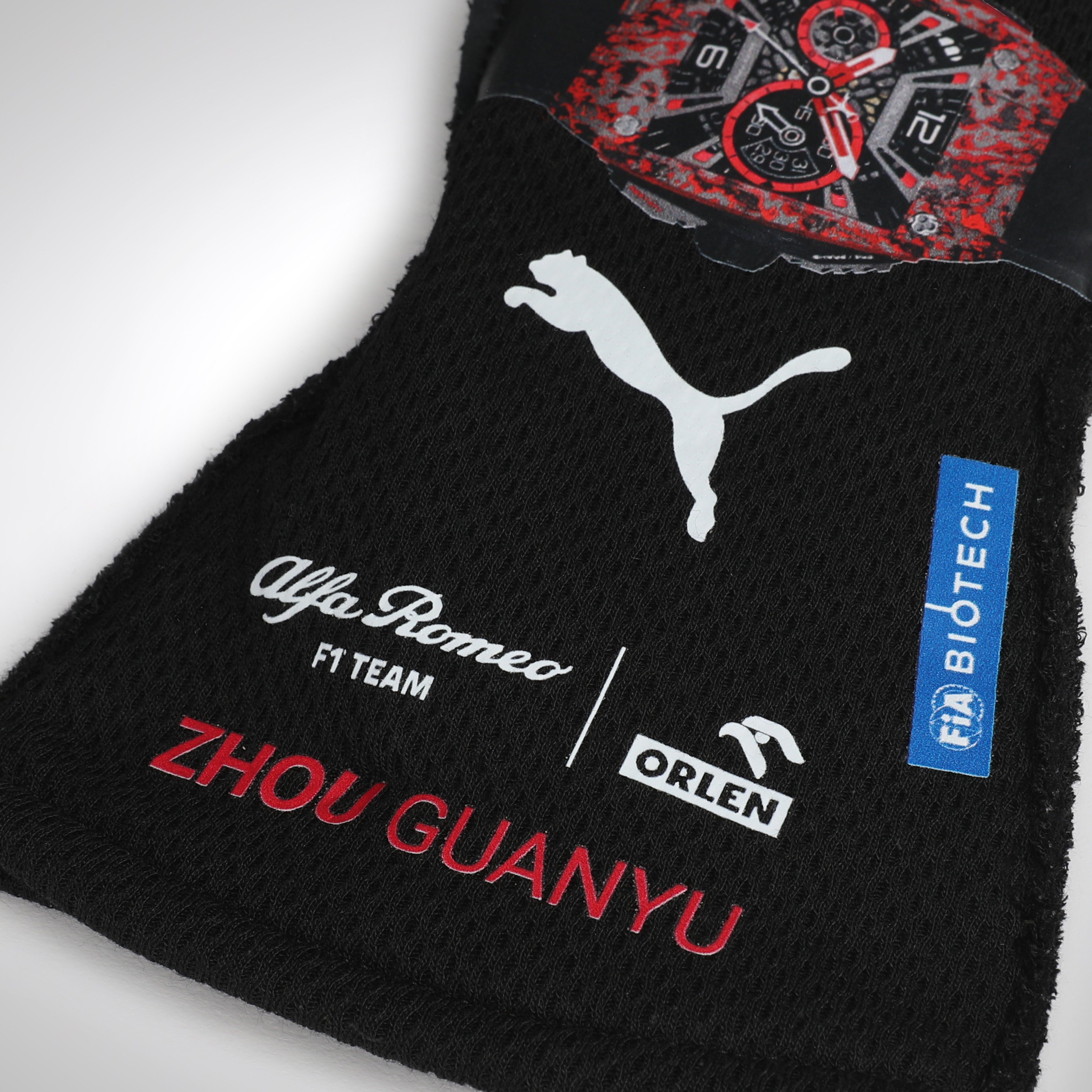 Officially Licensed 2022 Signed Alfa Romeo F1 Team ORLEN Gloves - Zhou Guanyu Edition