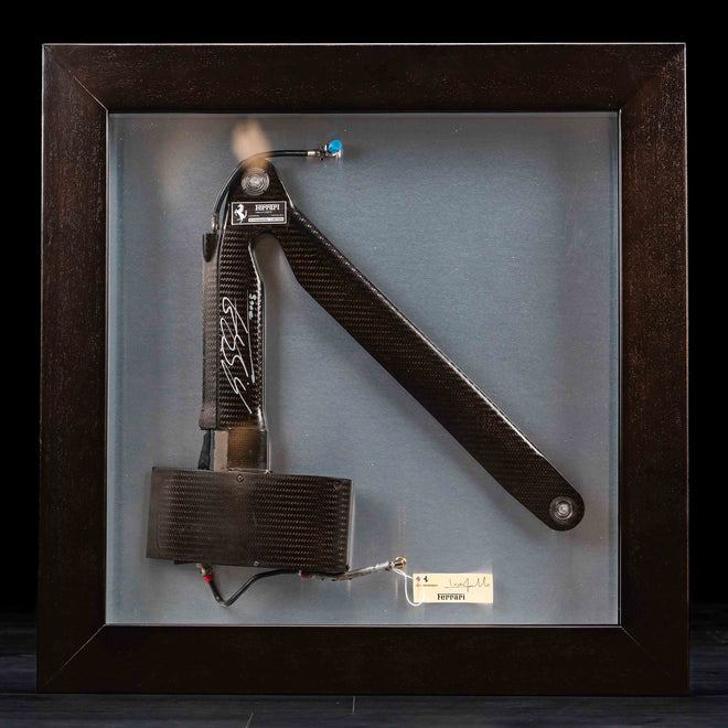 Michael Schumacher 2005 Signed Ferrari Framed Wishbone