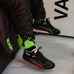LOT 041 - Valtteri Bottas 2023 Signed Alfa Romeo F1 Team KICK Race Boots - Belgian GP