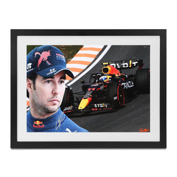 LOT 032 - Sergio Perez Signed 2022 Red Bull Racing Photo