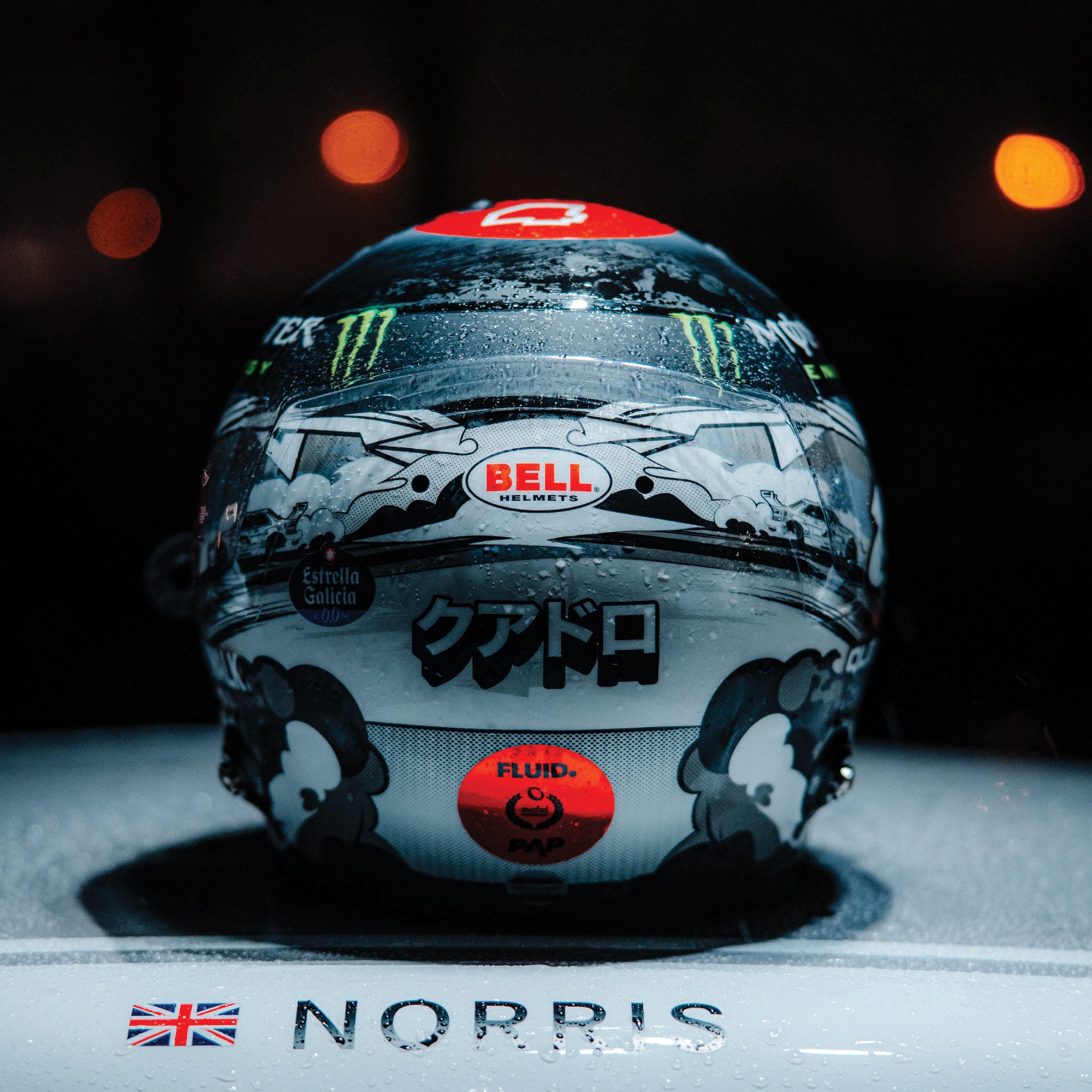 Lando Norris 2025 1:2 Scale Helmet - Japanese GP