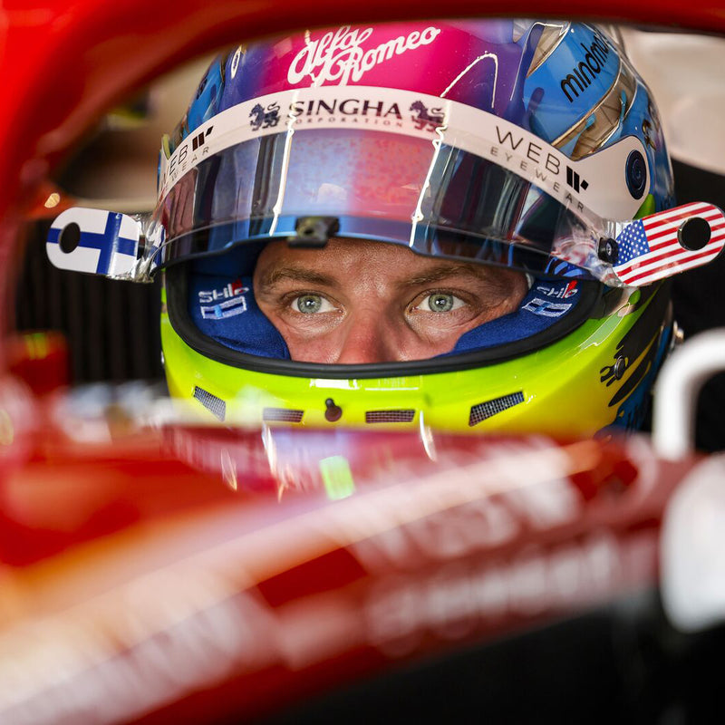 Valtteri Bottas 2022 Signed Official Replica Helmet – Miami Edition