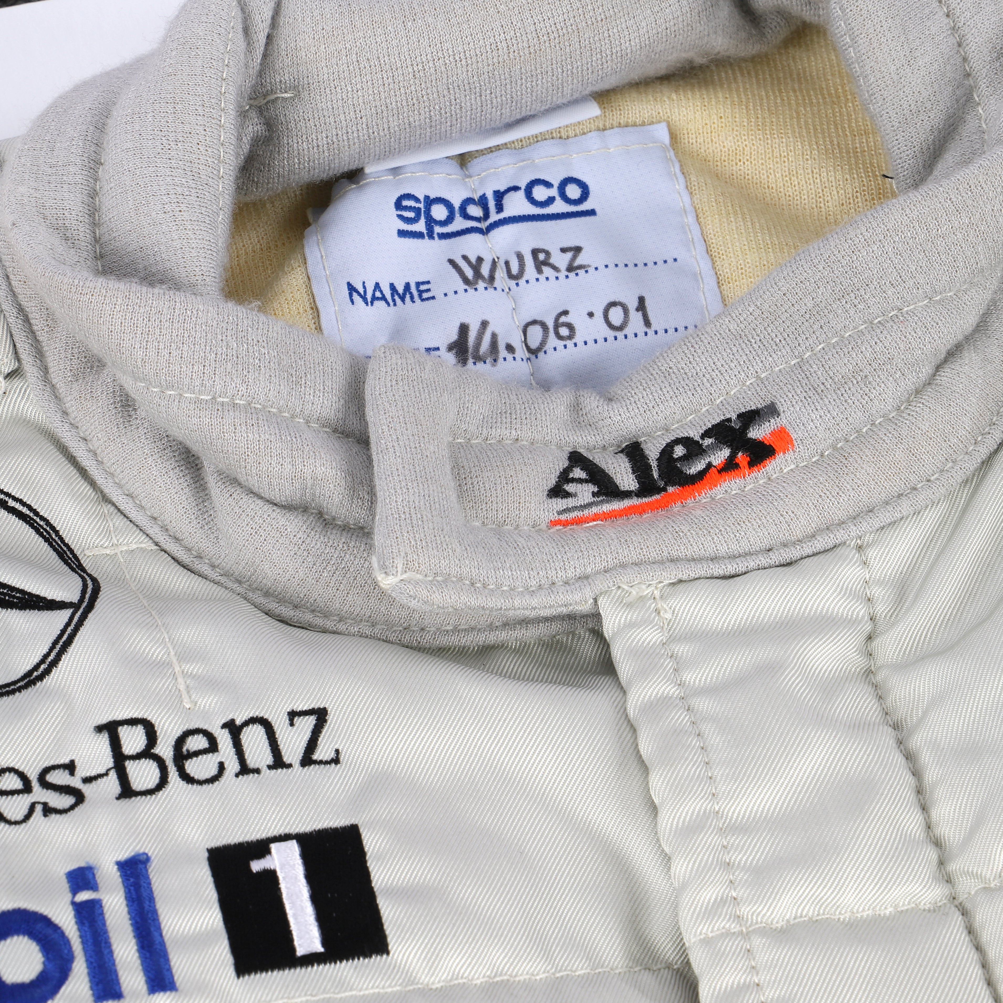 Alexander Wurz 2001 Replica McLaren F1 Team Race Suit with Warsteiner Branding