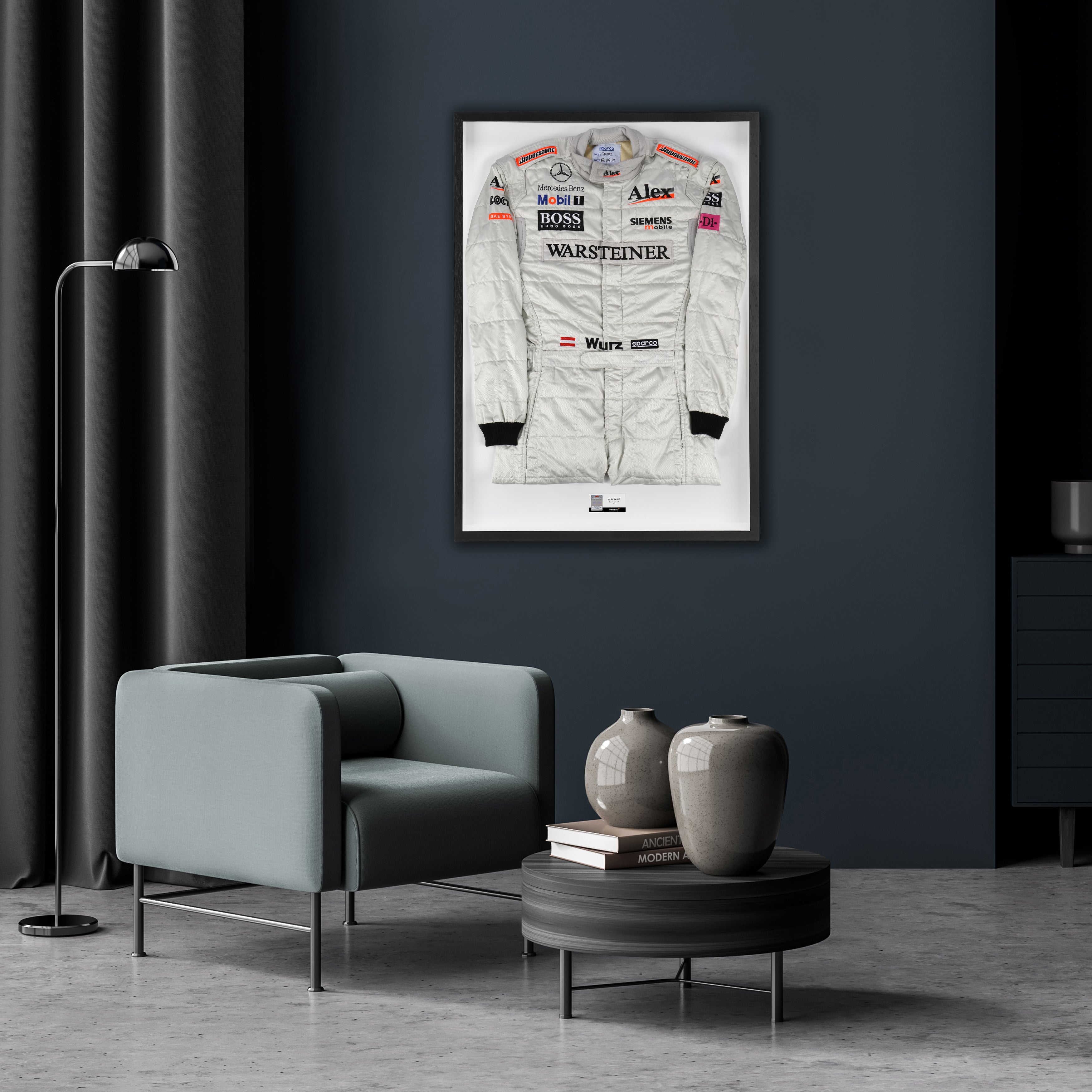 Alexander Wurz 2001 Replica McLaren F1 Team Race Suit with Warsteiner Branding