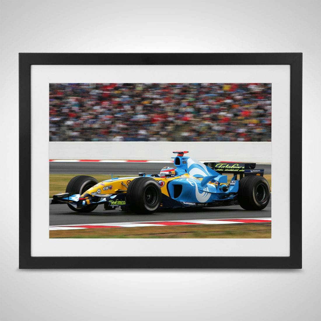 Fernando Alonso 2005 'Win' Print - French GP