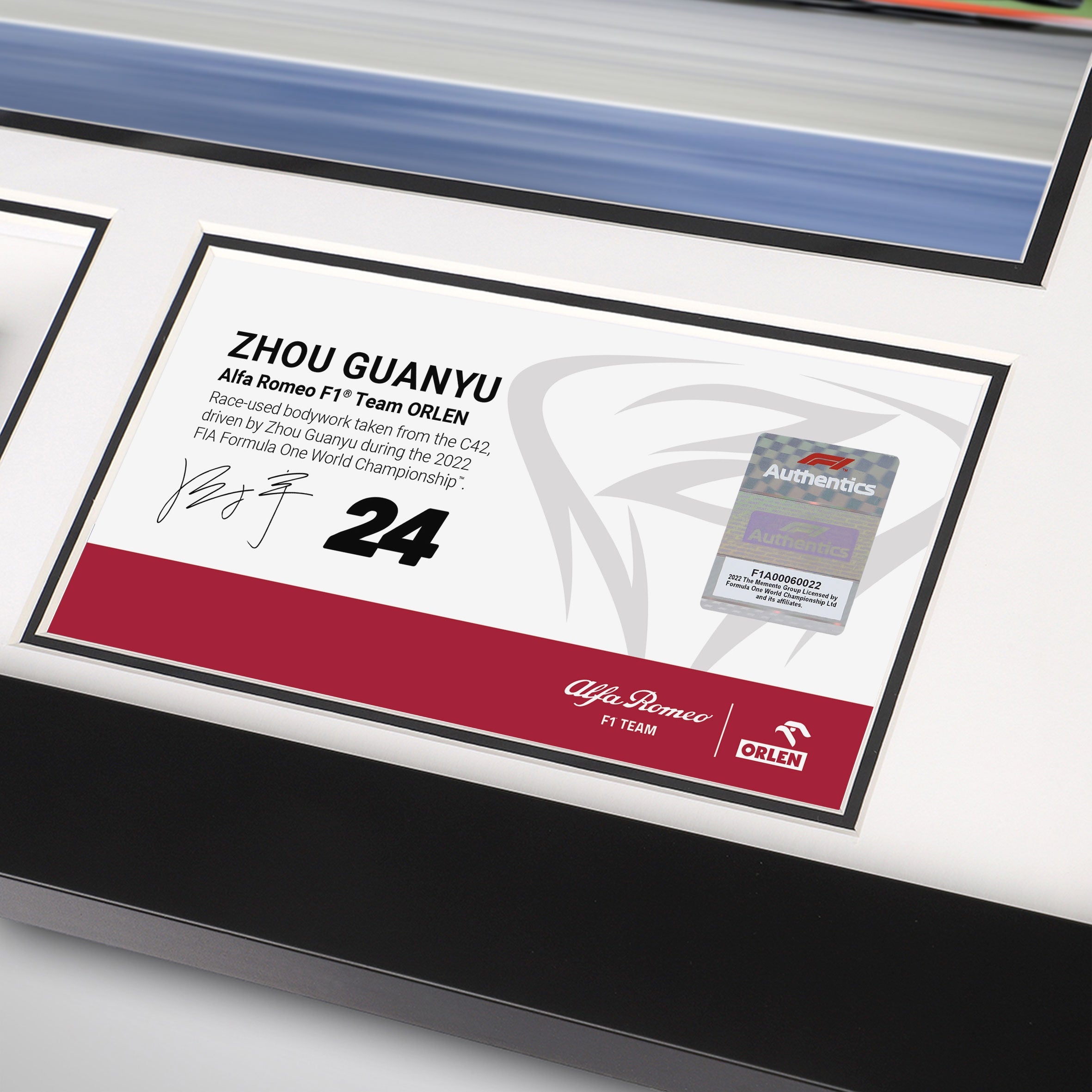 Zhou Guanyu 2022 Bodywork & Photo