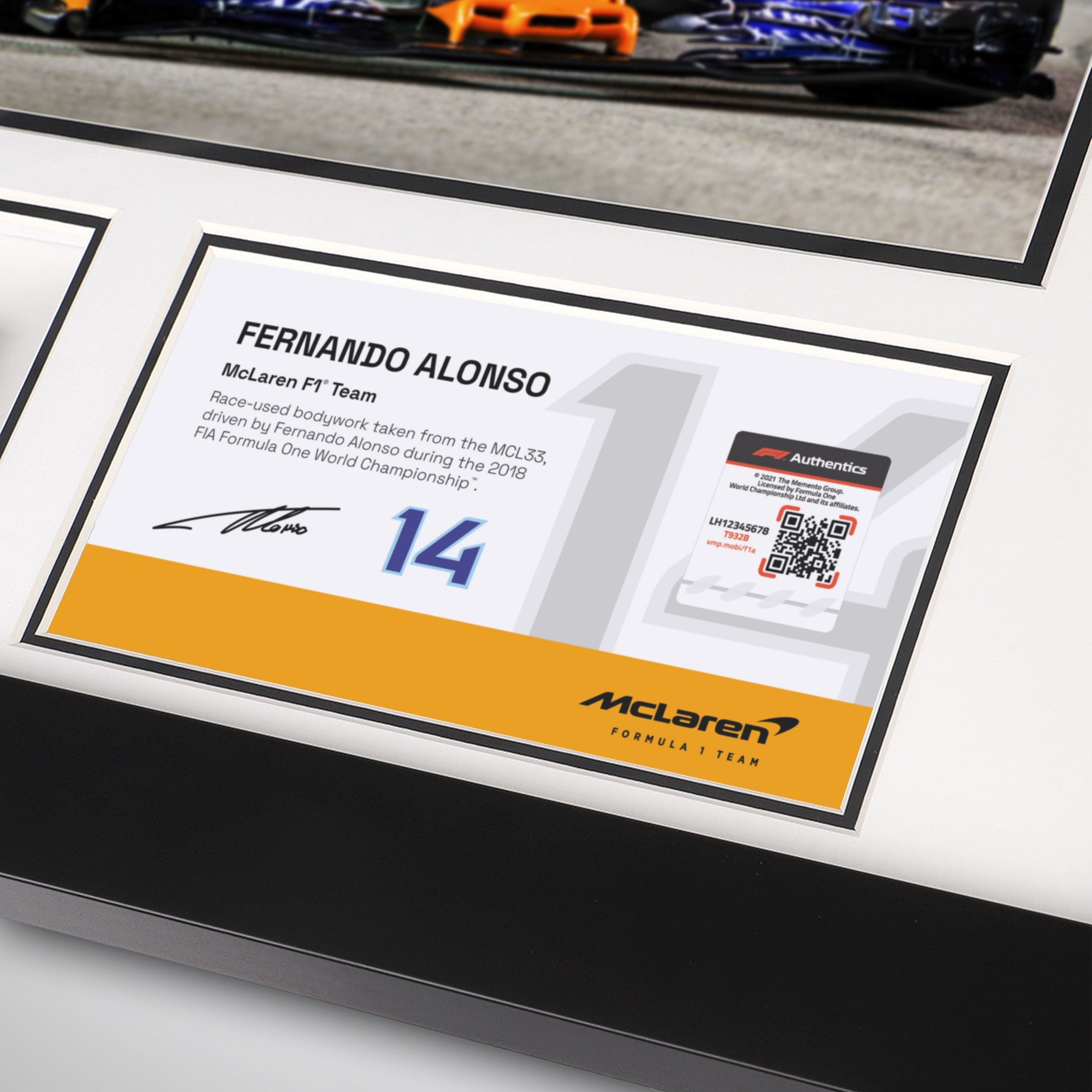 Fernando Alonso 2018 Bodywork & Photo