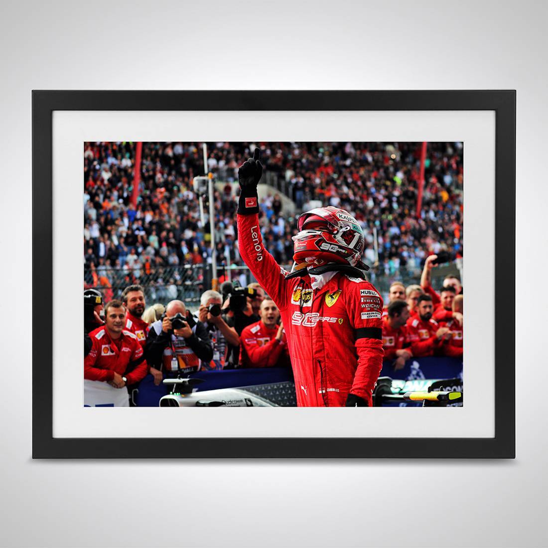 Charles Leclerc's 2019 'First Win' Print - Belgian GP