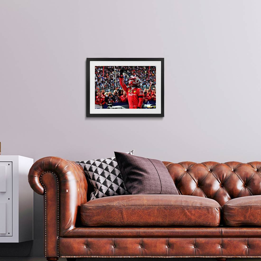 Charles Leclerc's 1st Win - 2019 Belgian GP - James Moy Print