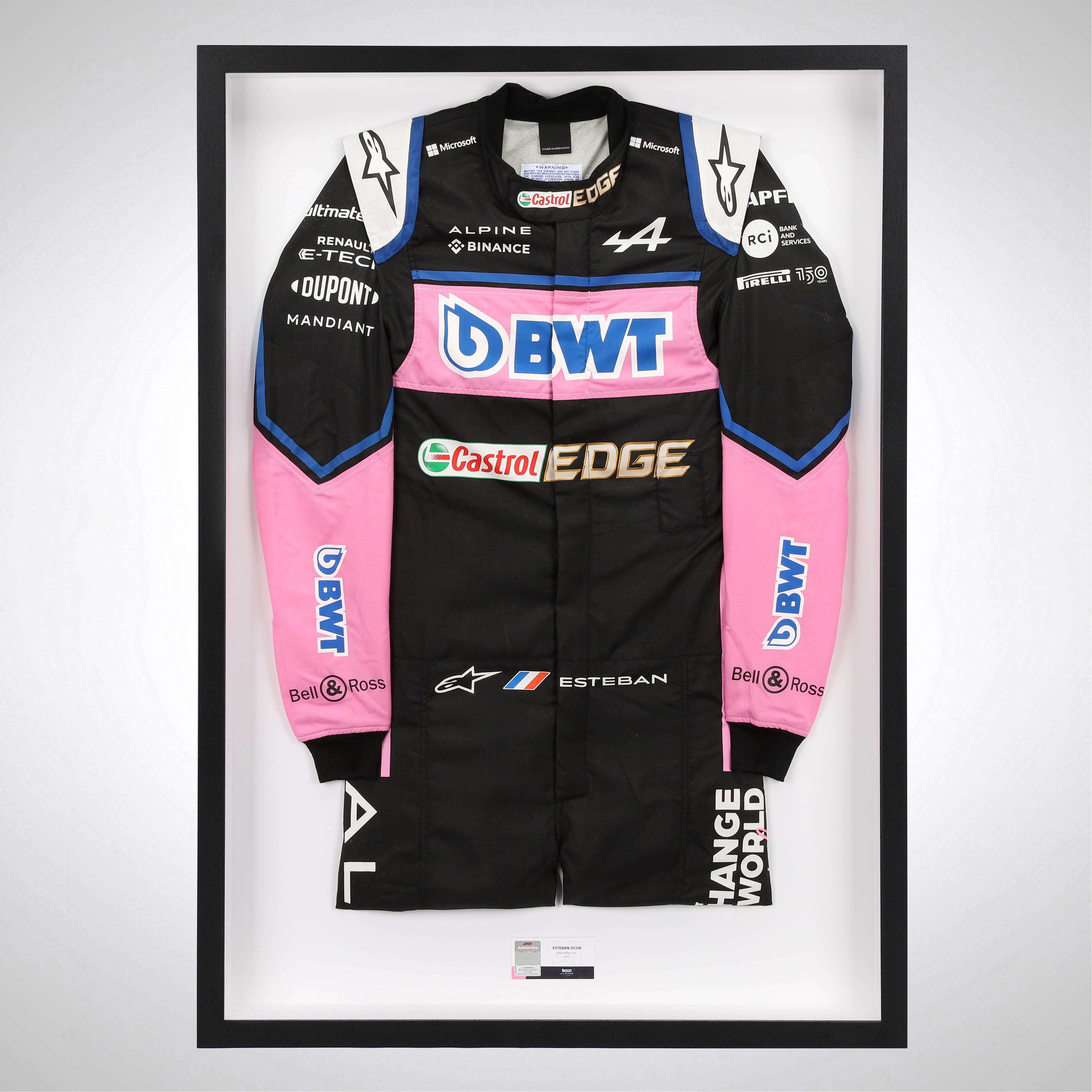 Esteban Ocon 2022 Replica BWT Alpine F1 Team Race Suit