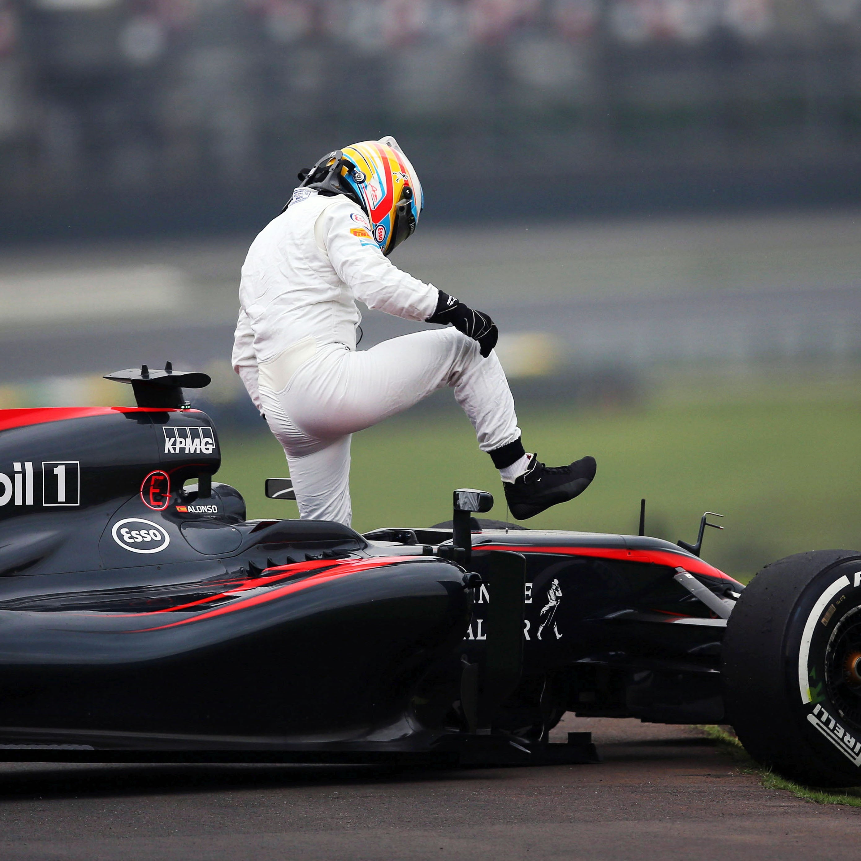 Fernando Alonso 2015 Replica McLaren F1 Team Race Boots