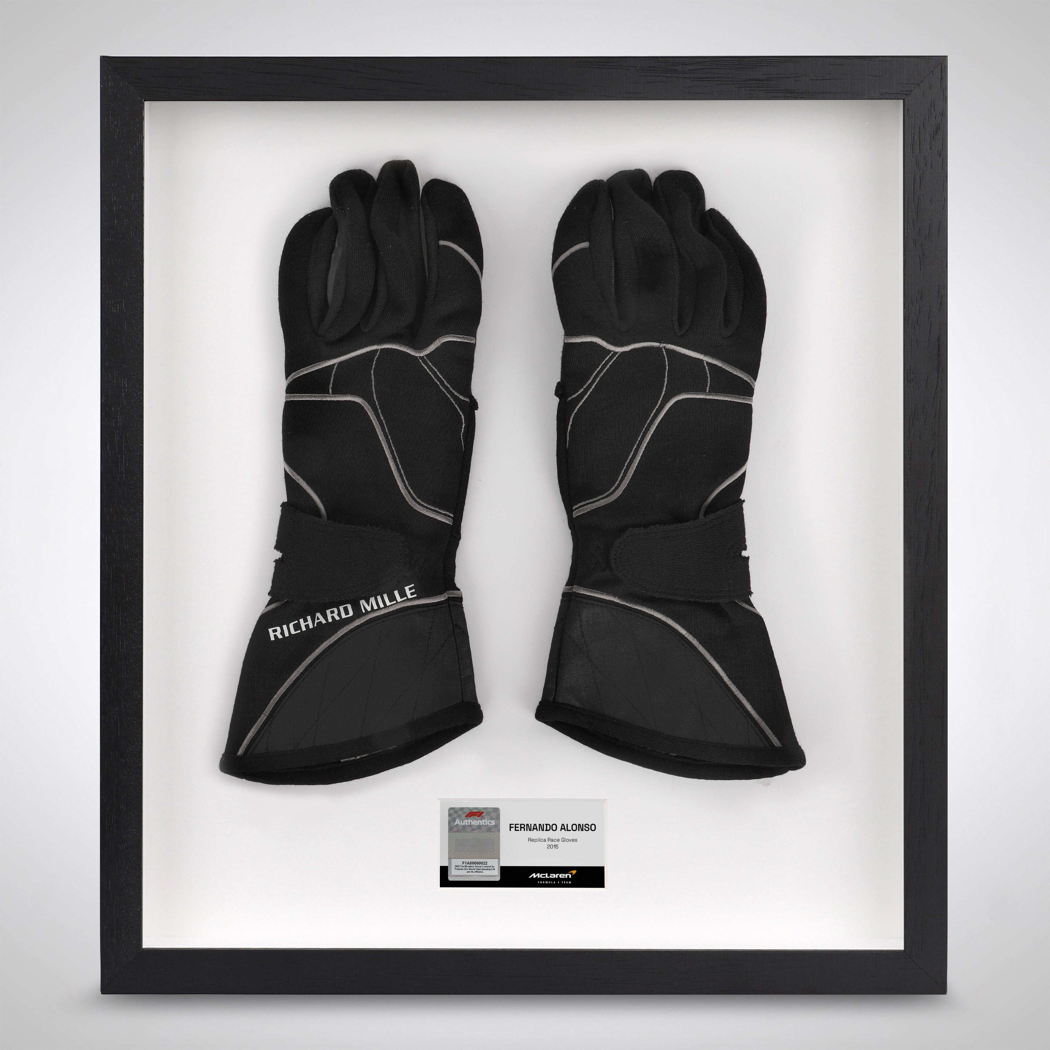 Fernando Alonso 2015 Replica McLaren F1 Team Race Gloves