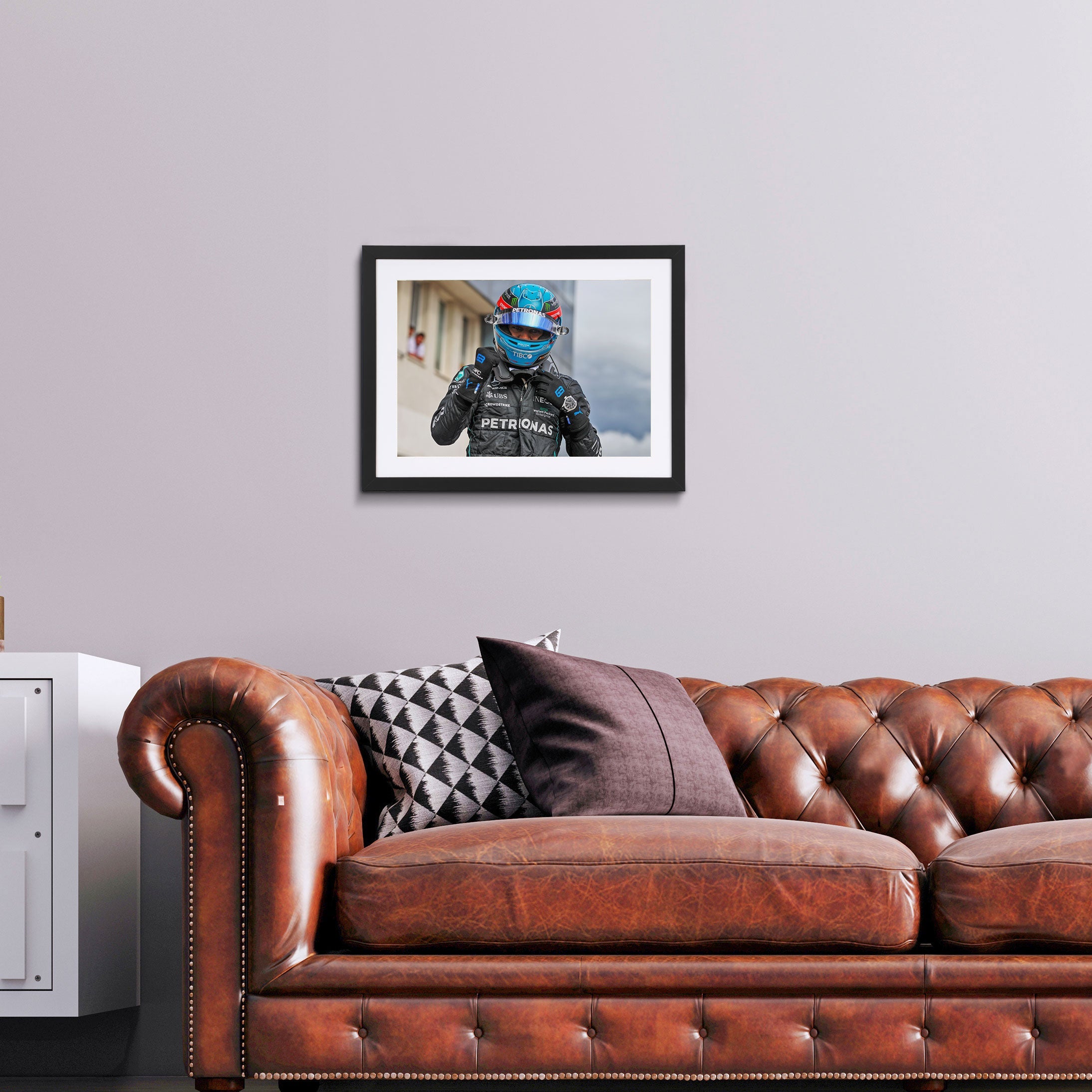 George Russell 2022 'Pole Position' Print -  Hungarian GP