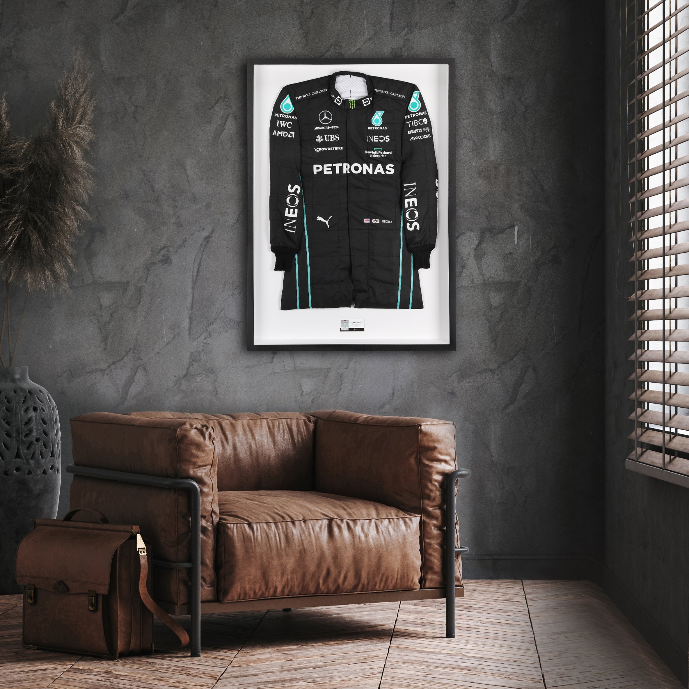 Officially Licensed 2022 Mercedes AMG Petronas F1 Team Race Suit Geo