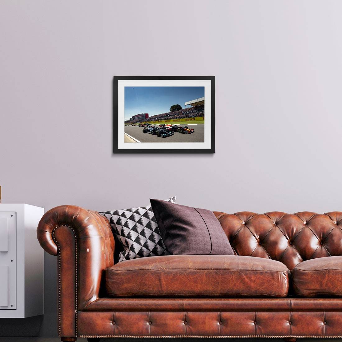 Lewis Hamilton 2021 British GP Race Start – James Moy Print