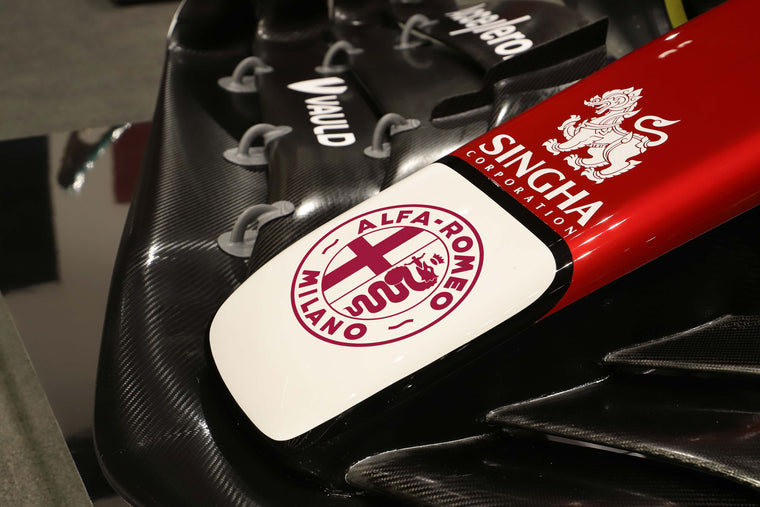 2022 Alfa Romeo C42 Formula 1-inspired Italian Grand Prix livery show car, full-size motorsport collector centrepiece