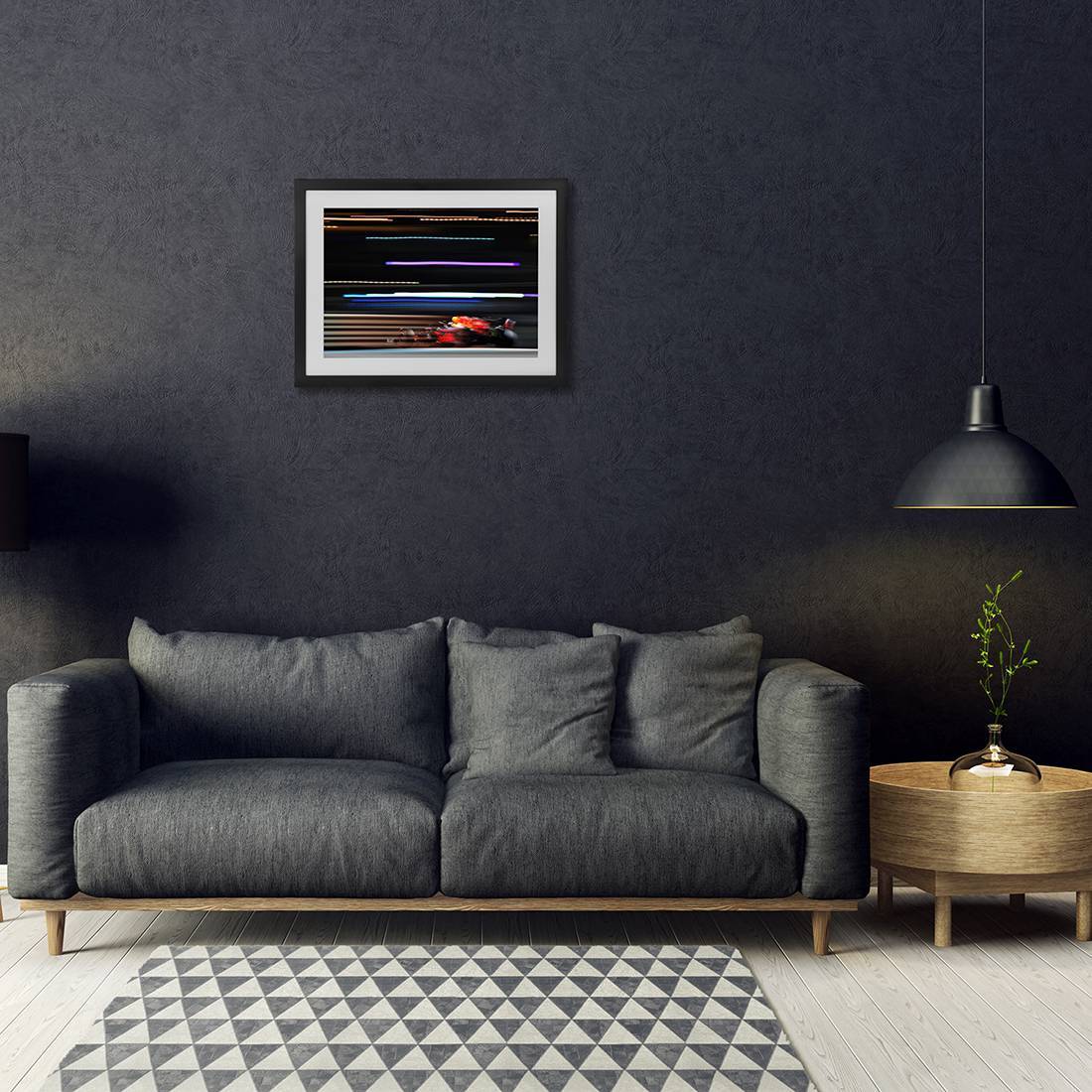 Max in Abu Dhabi – James Moy F1® Art Print