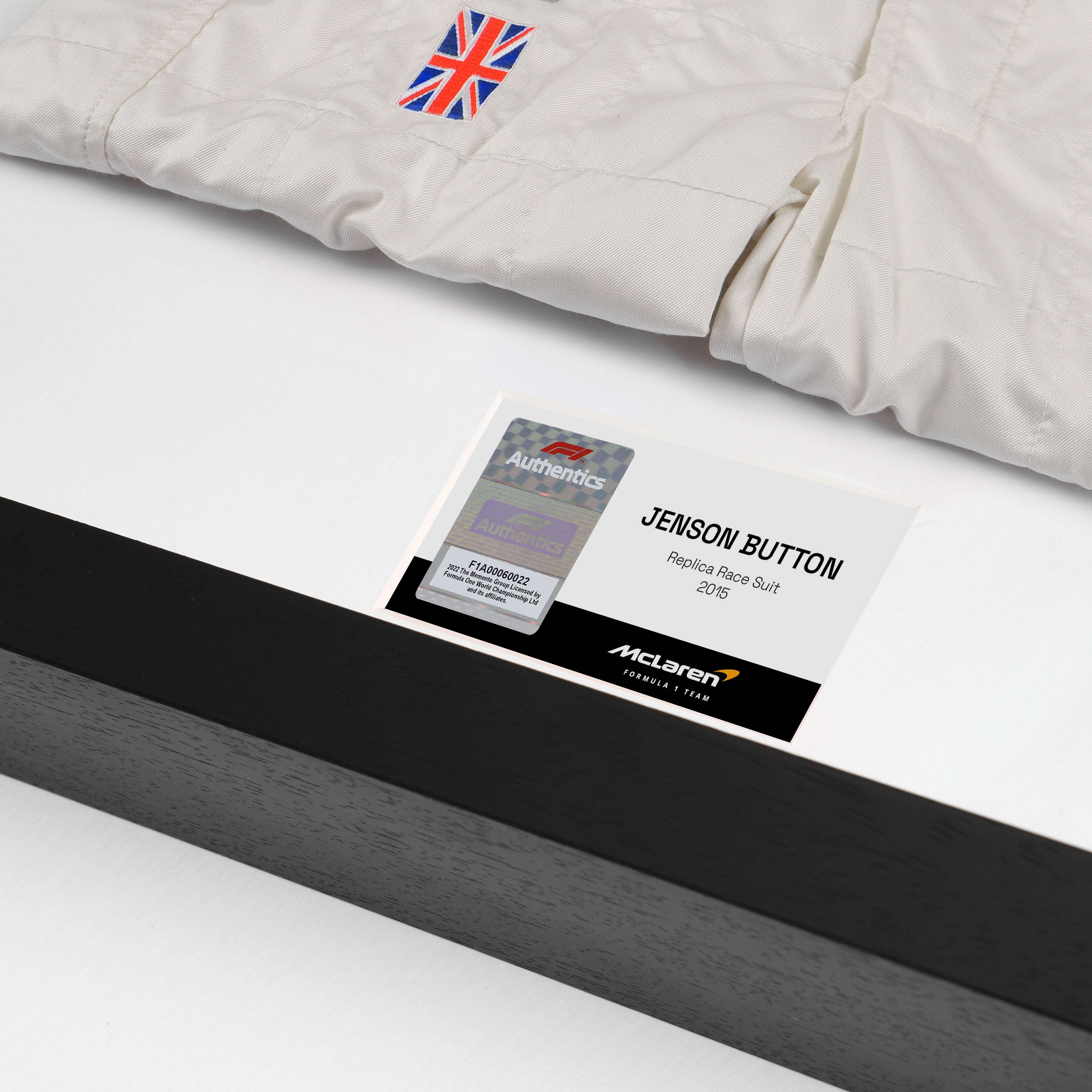 Jenson Button 2015 Replica McLaren F1 Team Race Suit With Chandon Branding
