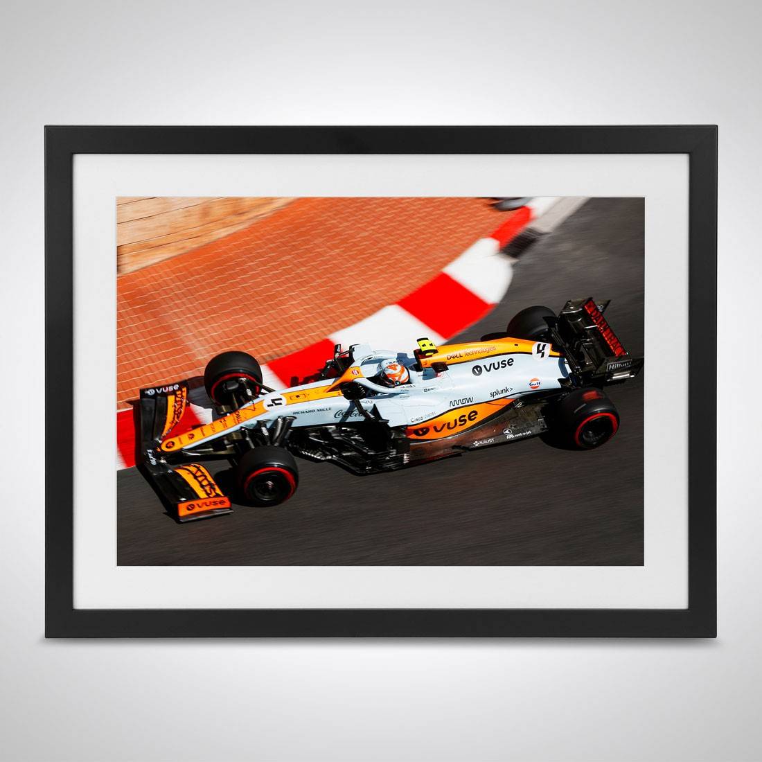 Lando Norris 2021 Monaco GP Kerb – James Moy Print