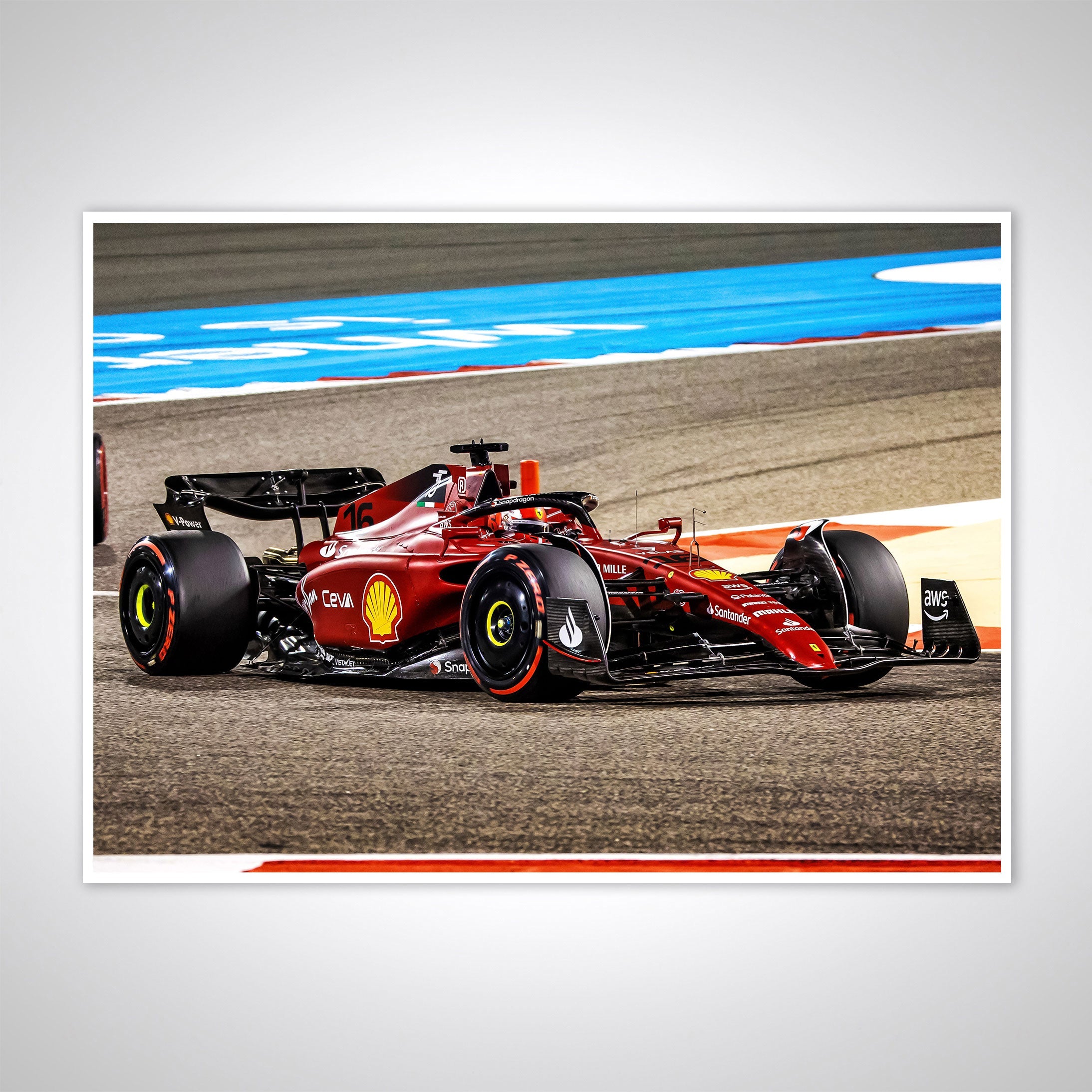 Charles Leclerc 2022 Bahrain Grand Prix Print – James Moy