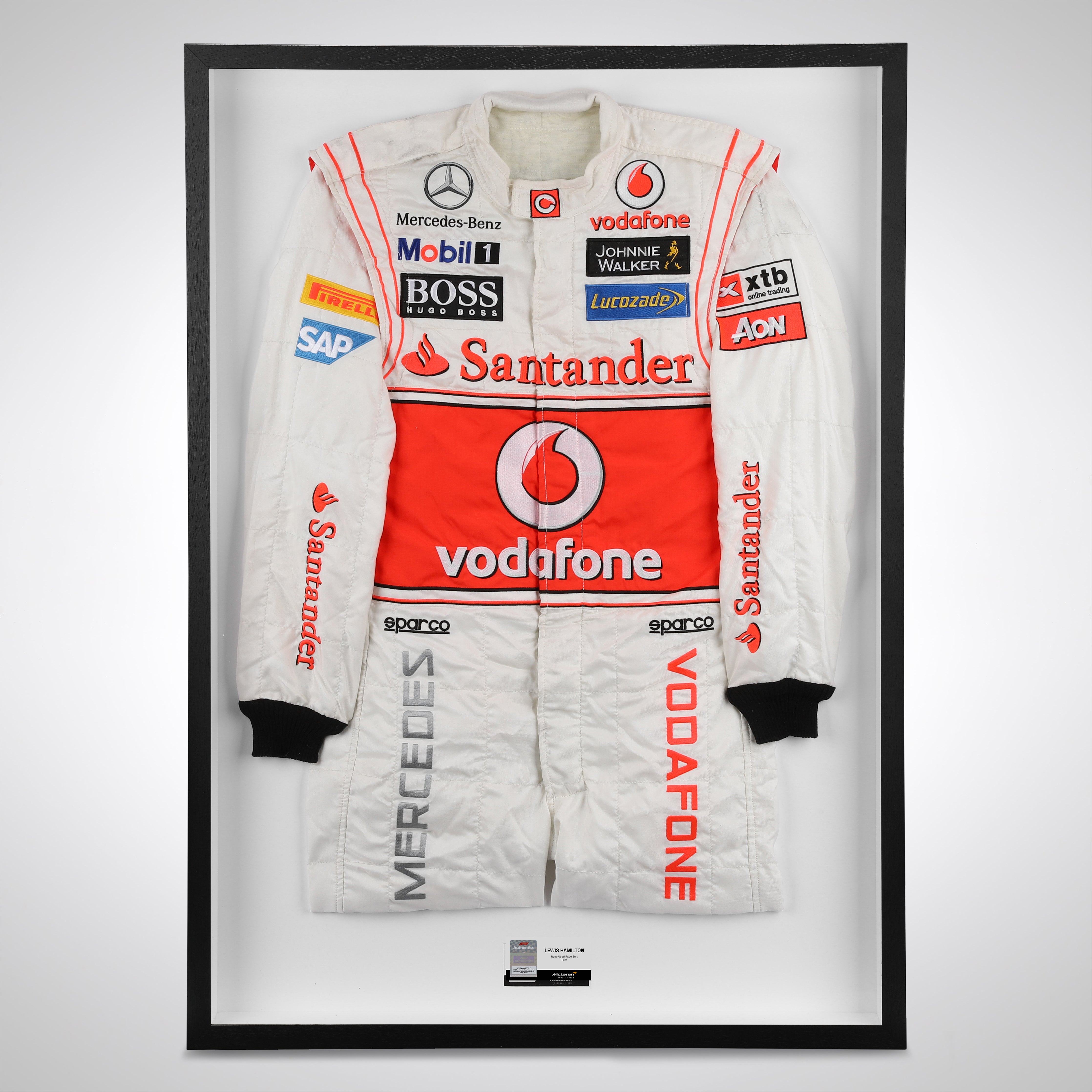 Lewis Hamilton 2012 Replica McLaren F1 Team Race Suit 