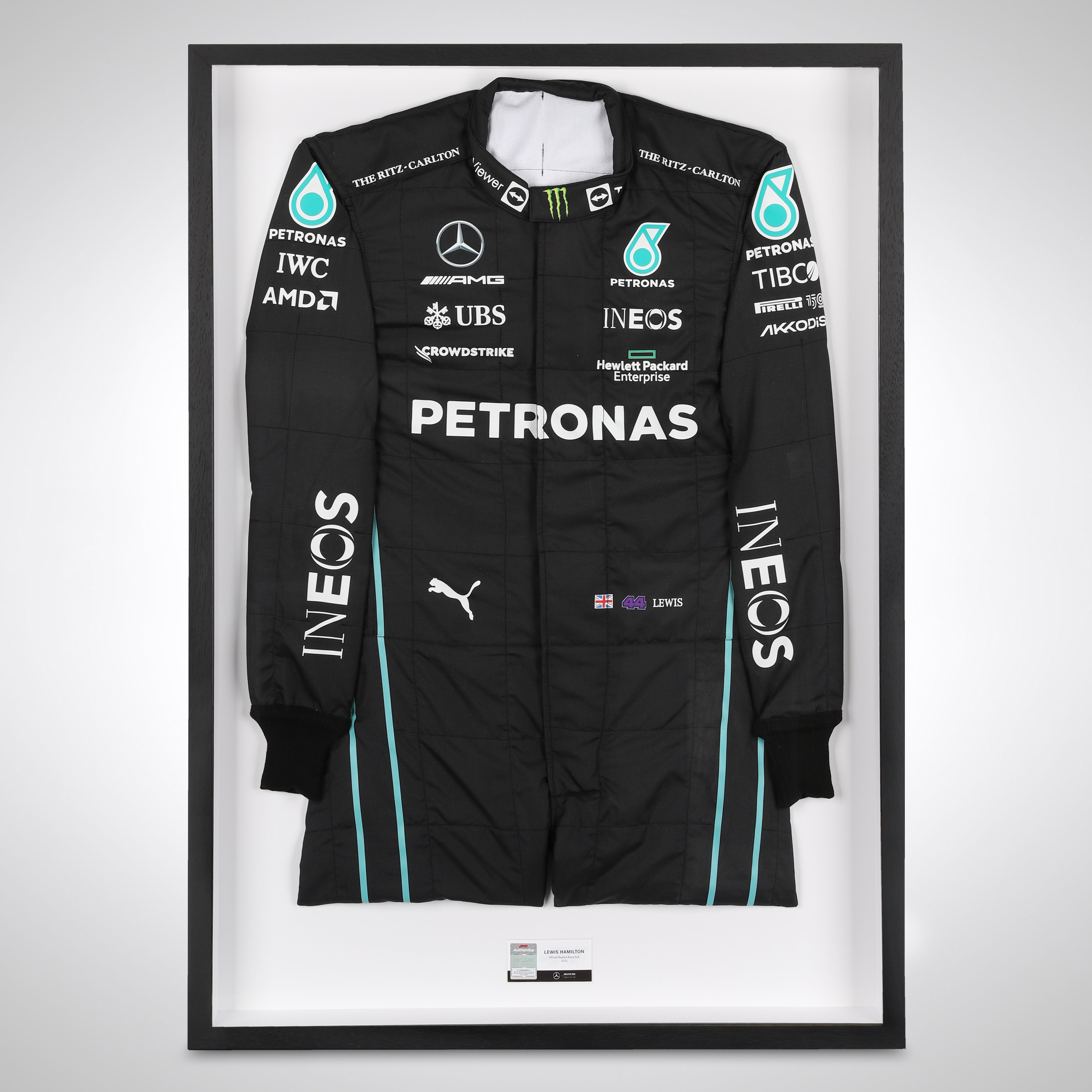 Lewis Hamilton 2022 Replica Mercedes-AMG Petronas F1 Team Race Suit