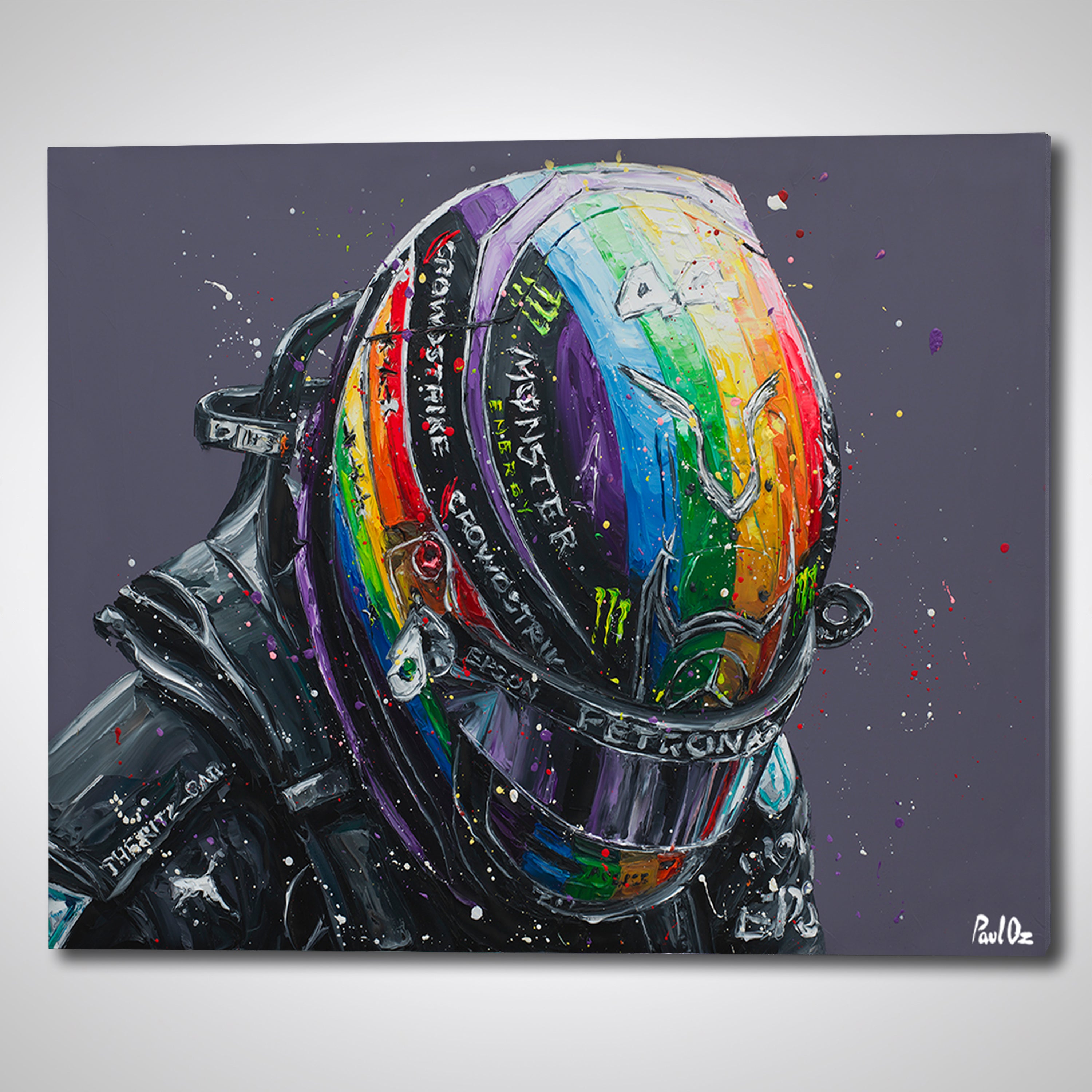 Magic Canvas Art - Images F1 Formule1 Lewis Hamilton Impression sur toile 1  pièce Impression murale moderne de qualité supérieure Décoration murale  Design mural Dimensions : 150 x 100 cm : : Cuisine et Maison