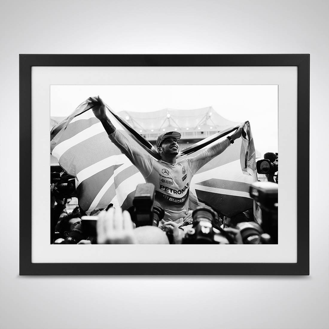 Lewis Hamilton 2015 'Championship Win' Print - United States GP